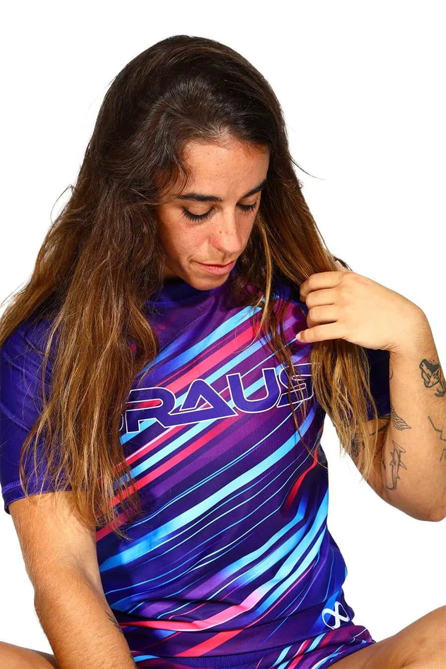 Rash Guard Neon Strike Feminino Manga Curta