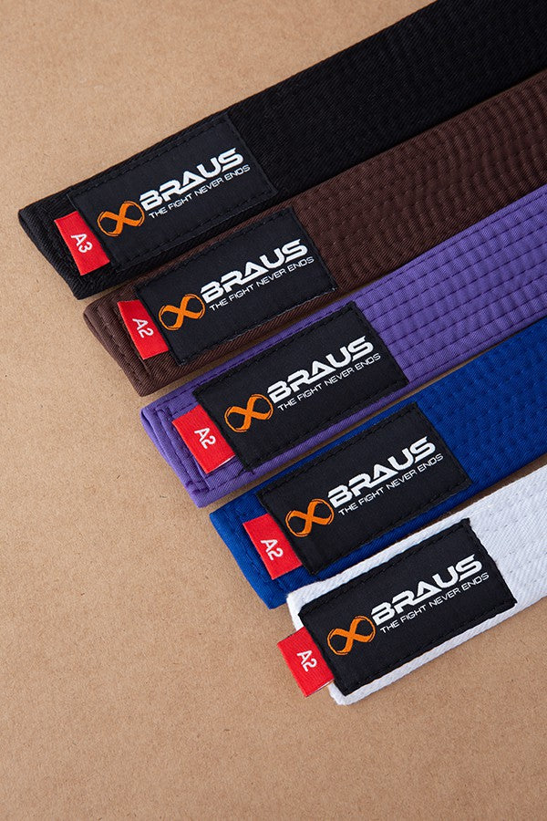 Braus Fight Faixa Branco Azul Roxa Marrom Preta