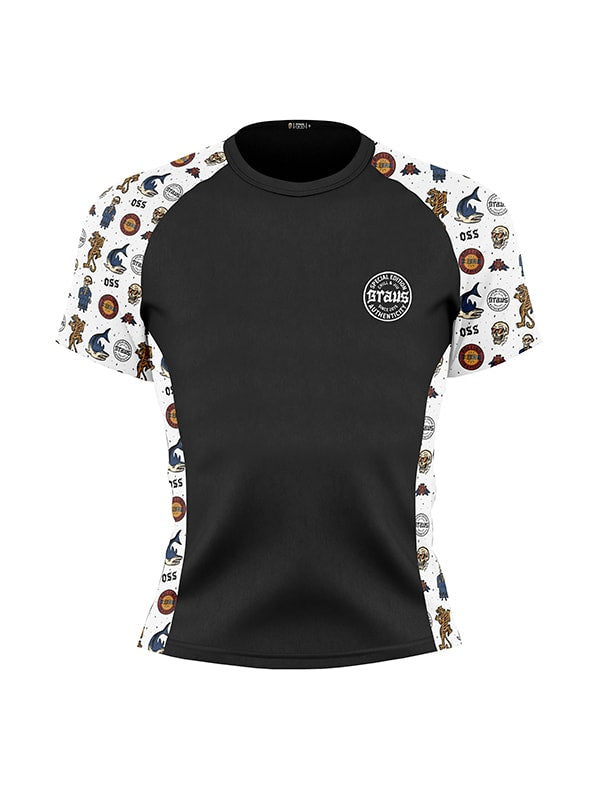 Rash Guard Chill and Jiu Infantil Manga Curta