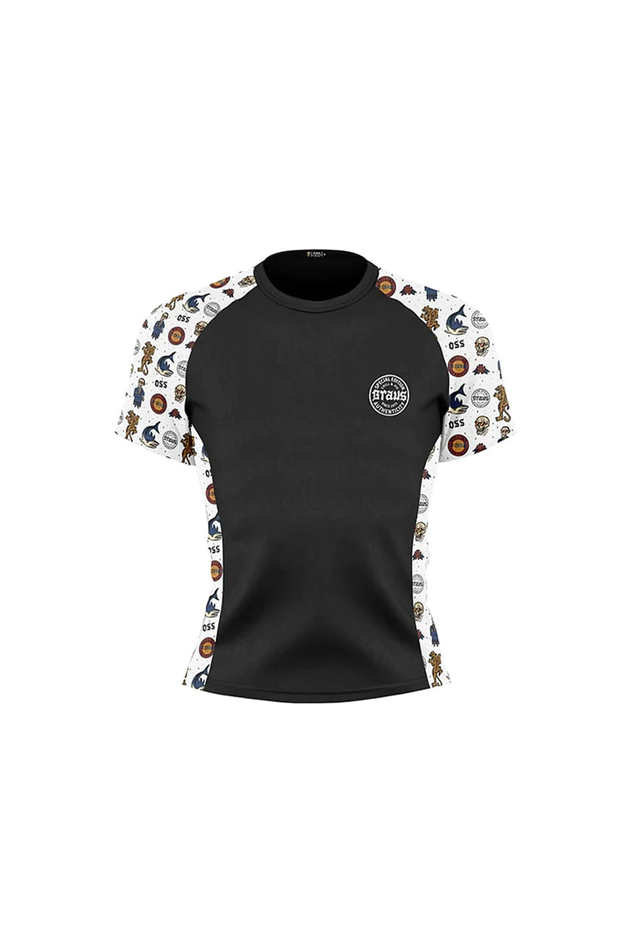 Rash Guard Chill and Jiu Infantil Manga Curta