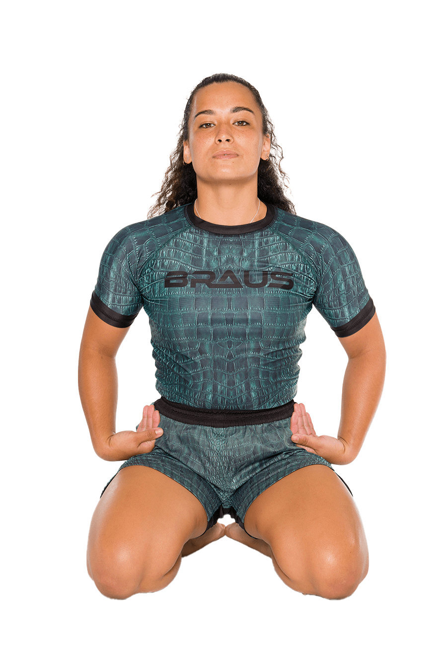 Rash Guard Crocodilo Feminino Manga Curta