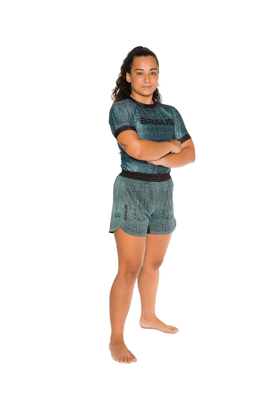 Rash Guard Crocodilo Feminino Manga Curta