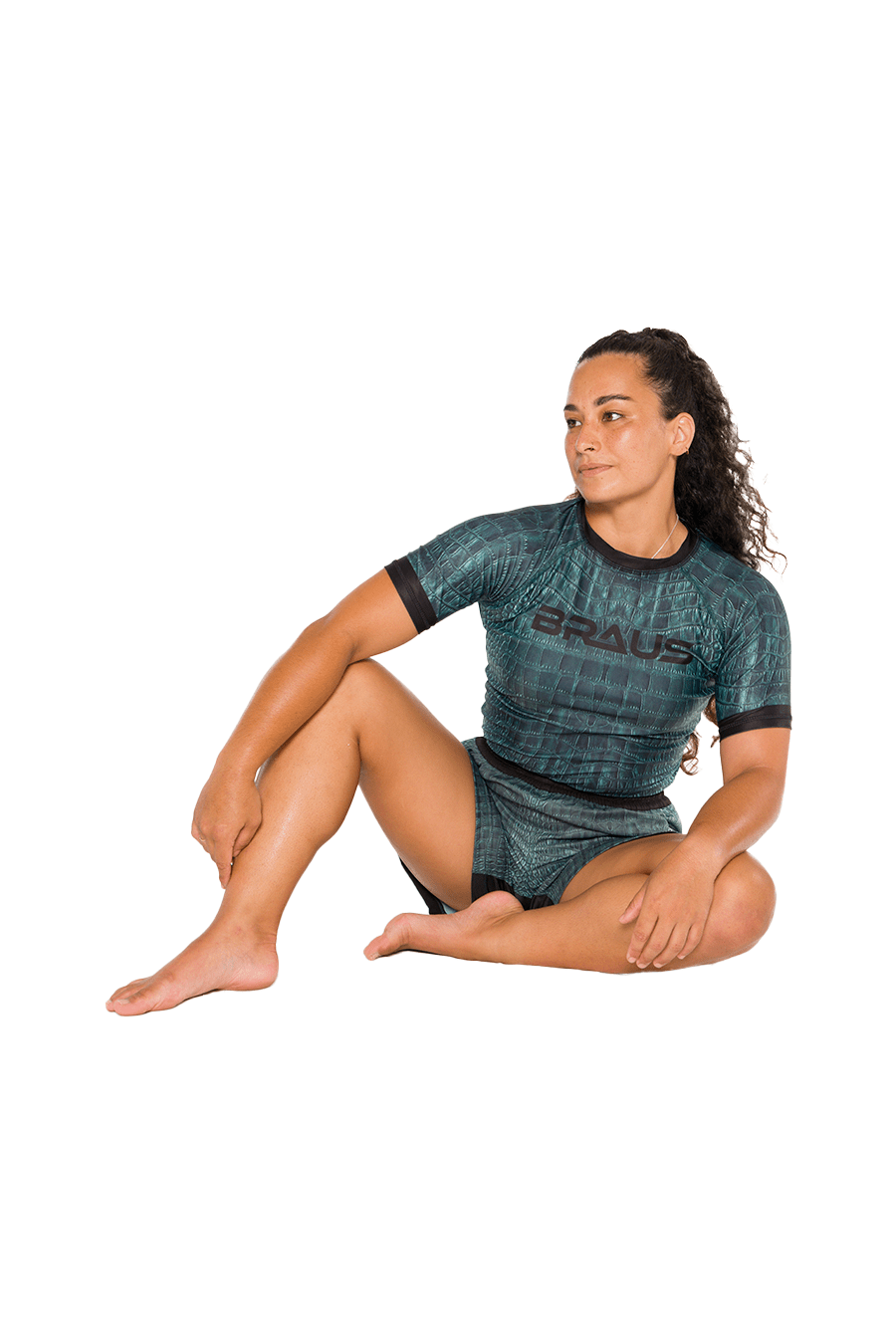 Rash Guard Crocodilo Feminino Manga Curta