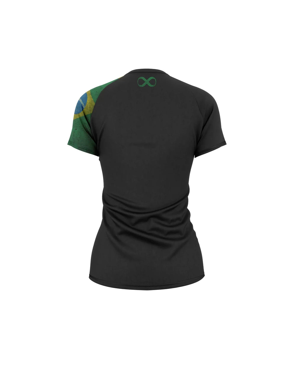 Rash Guard Bandeira do Brasil Feminino Manga Curta