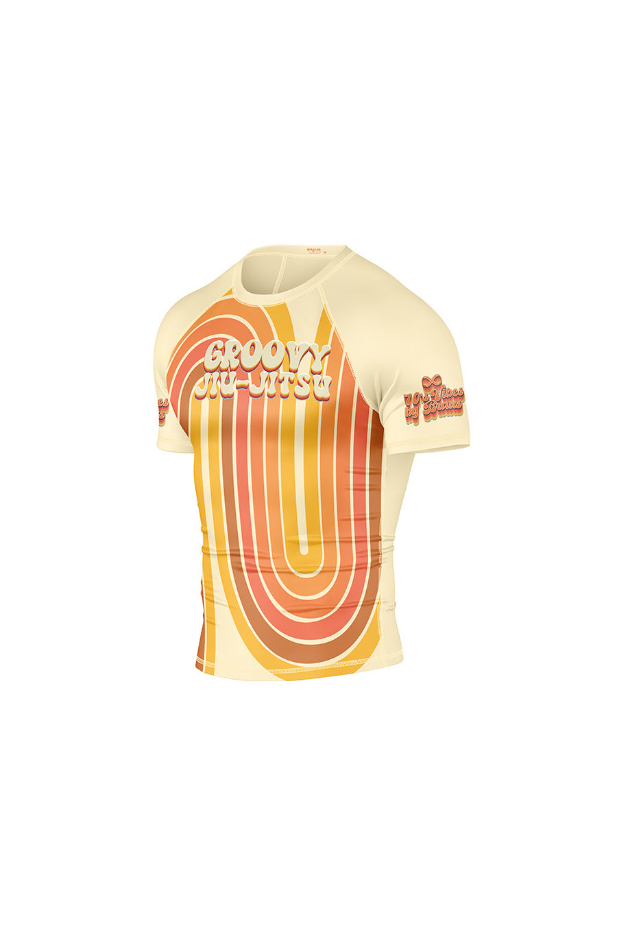 Rash Guard No Gi Groovy Anos 70 Manga Curta