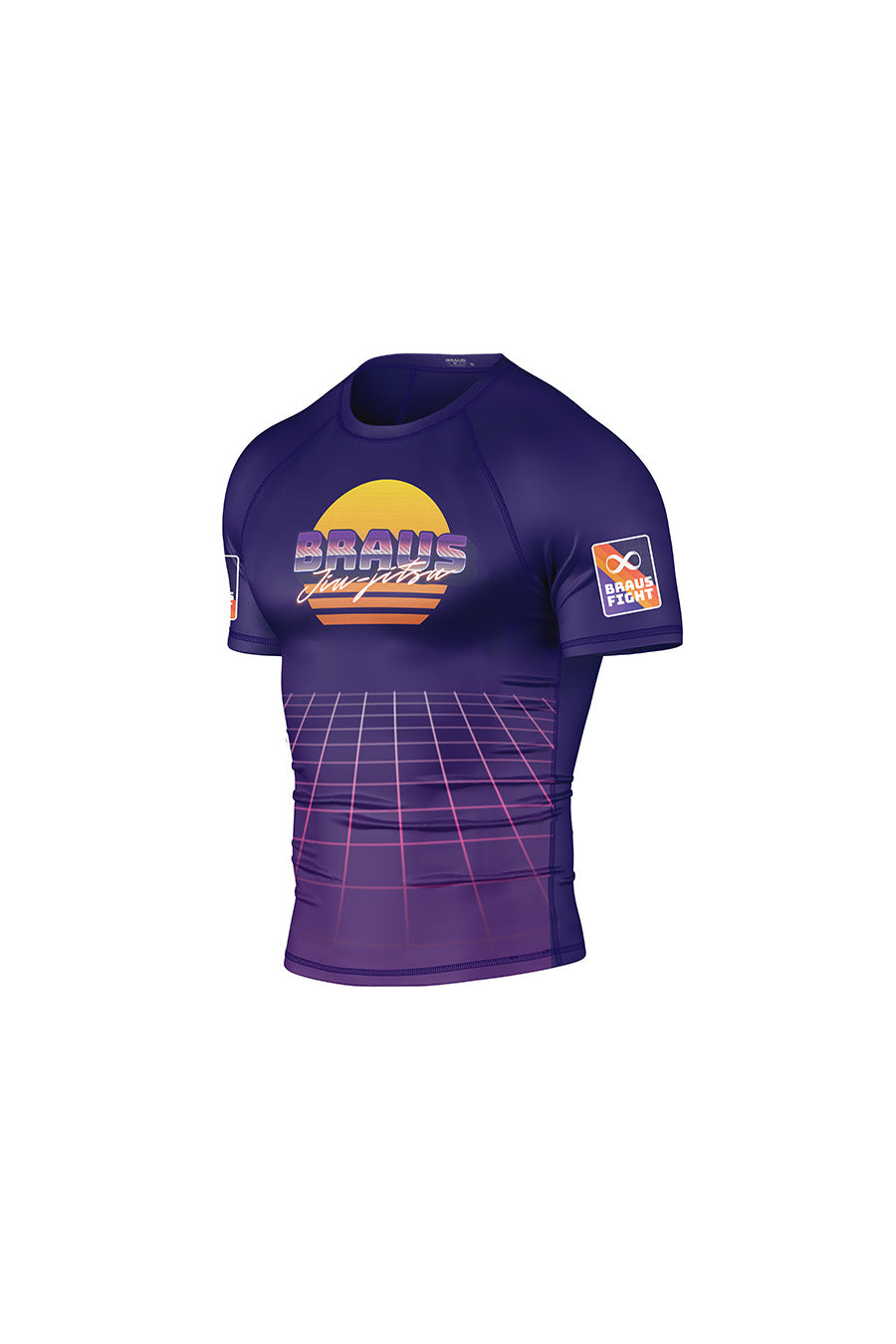 Rash Guard Wave Anos 80 No Gi Manga Curta