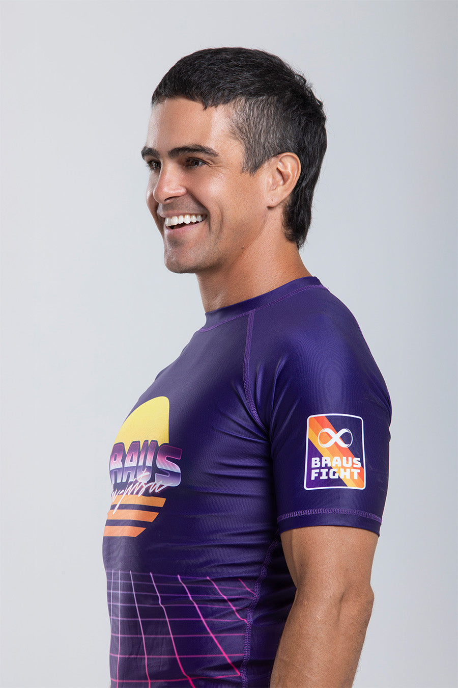 Rash Guard Wave Anos 80 No Gi Manga Curta