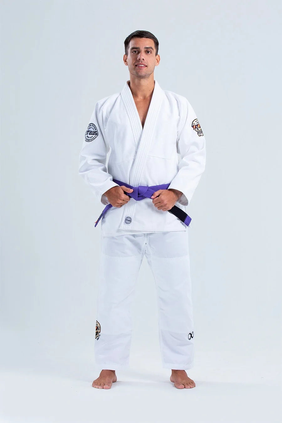 Braus Fight Brasil Kimono Masculino Chill and Jiu Branco