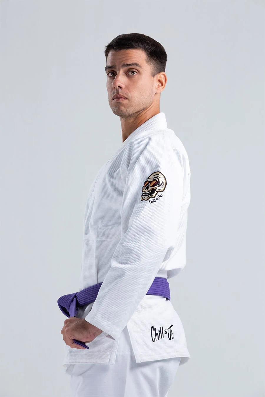 Braus Fight Brasil Kimono Masculino Chill and Jiu Branco