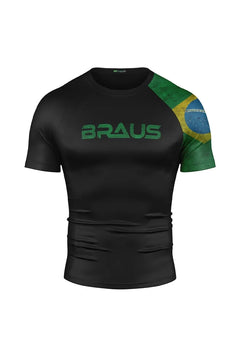 Braus Fight Brasil Rash Guard Preta