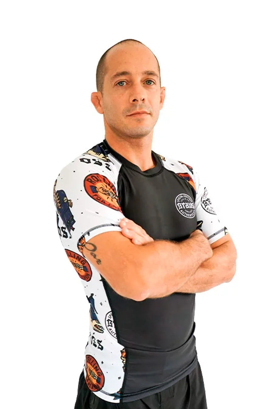 Braus Fight Brasil Rash Guard Chill and Jiu Preto