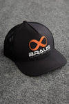 Braus Fight Brasil Bone Preto Cinza Branco