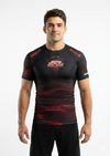 Rash Guard ADCC Infinite Manga Curta Preta Adulto - BRAUS Fight