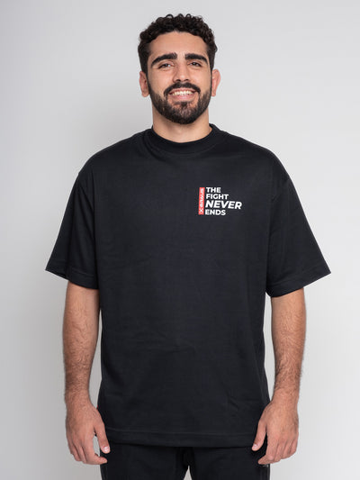 Camiseta Red Stripe Oversized