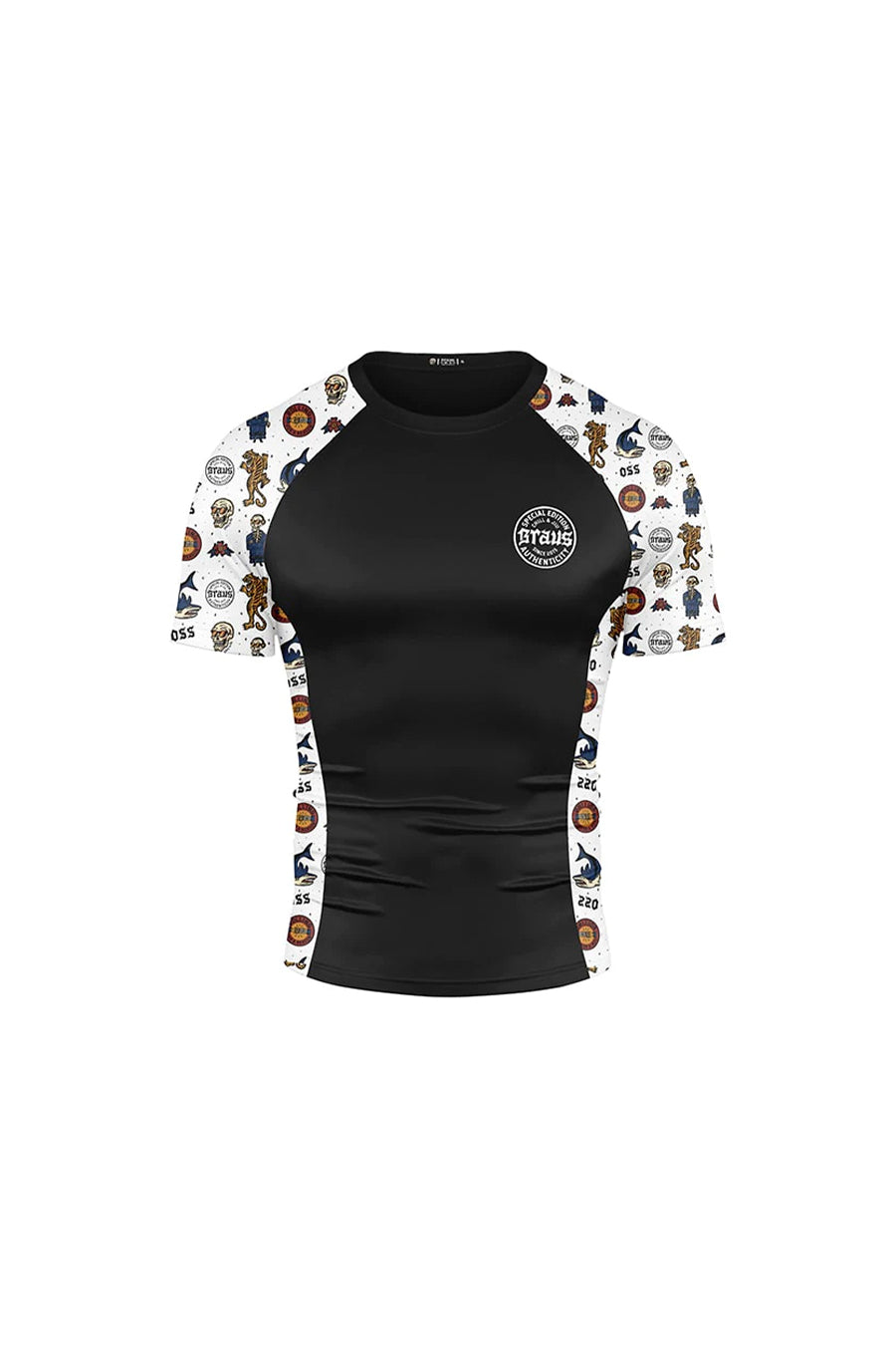 Rash Guard Chill and Jiu Manga Curta