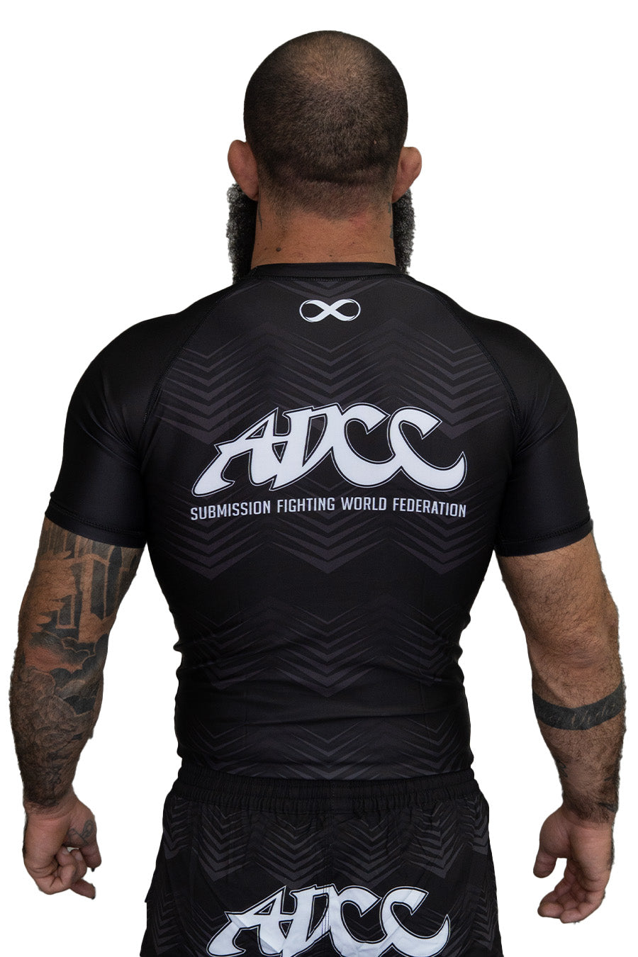 ADCC Blacked Rash Guard Short Sleeve