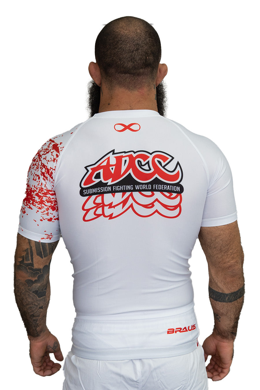 ADCC Bloody Rash Guard Branca