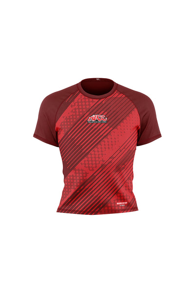 Rash Guard ADCC Red Infantil No Gi Manga Curta