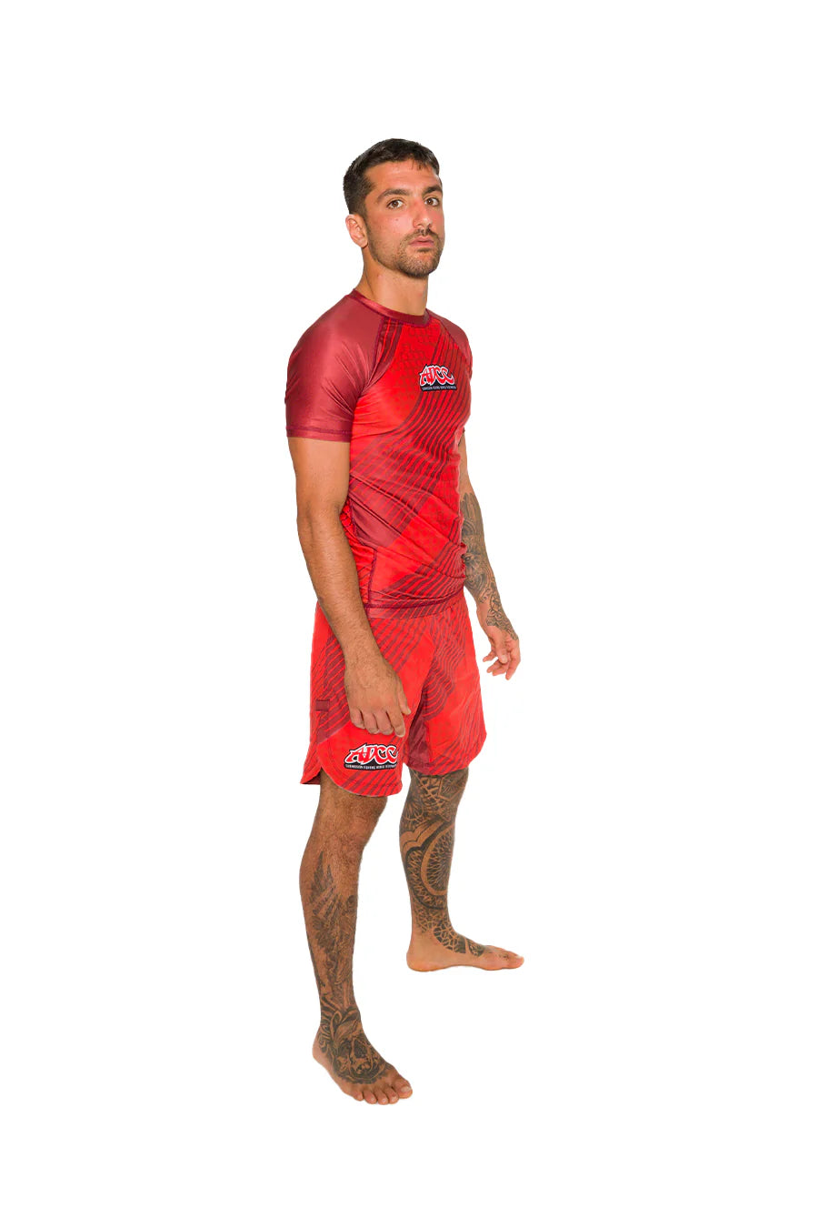 Rash Guard ADCC Red Manga Curta