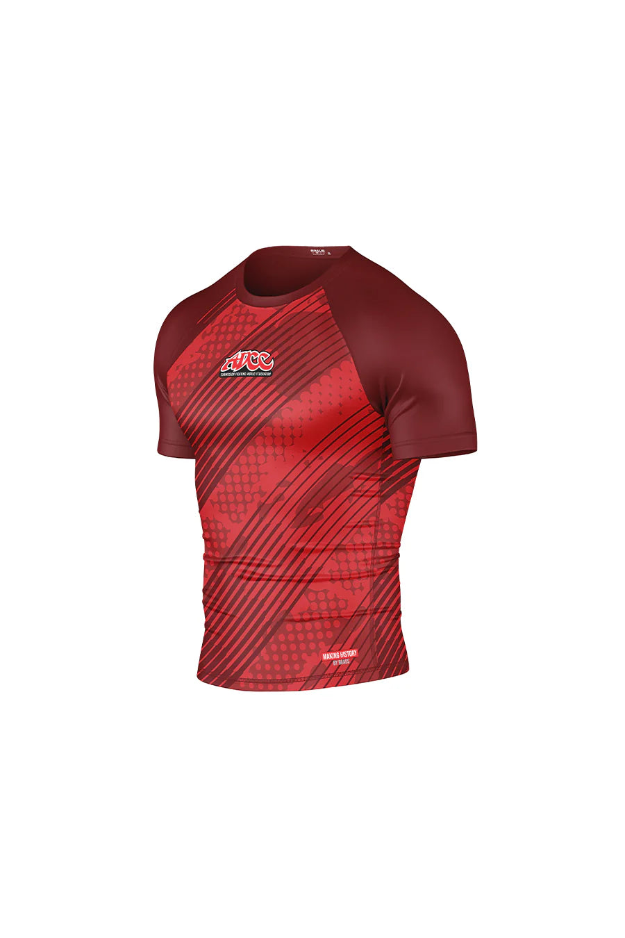 Rash Guard ADCC Red Manga Curta