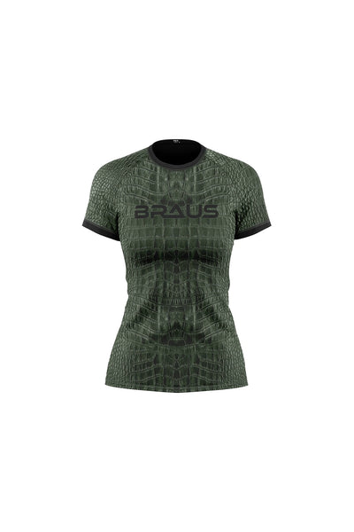 Rash Guard Crocodilo Feminino Manga Curta