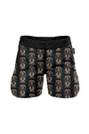 Braus Fight Brasil Shorts Rock and Roll Preto