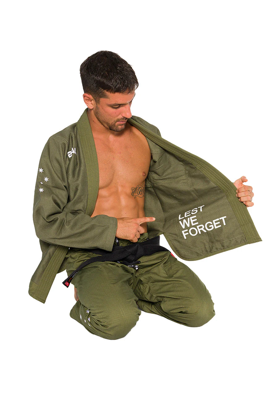 Kimono Masculino Southern Cross Verde Militar
