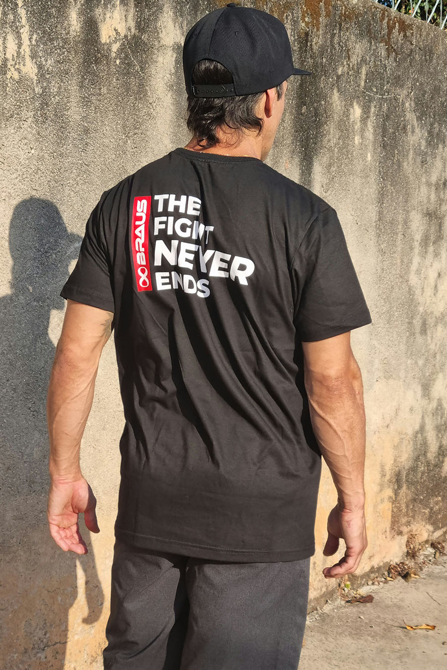 Camiseta Red Stripe Jiu-Jitsu Unissex