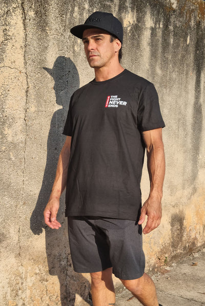 Camiseta Red Stripe Jiu-Jitsu Unissex