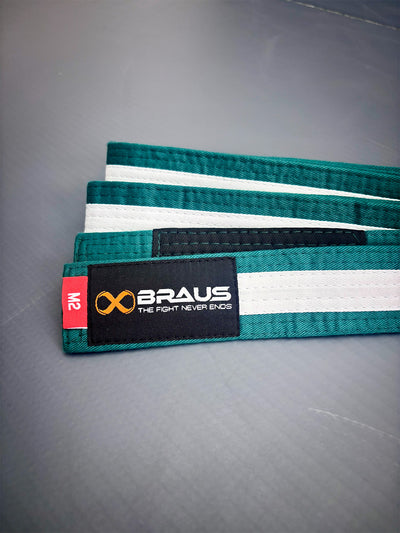 BrausFightFaixaInfantilFaixaVerde/Branco