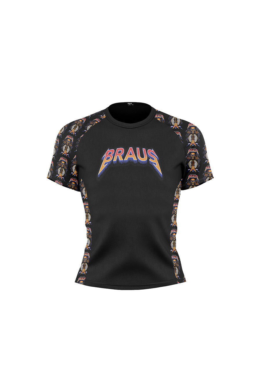 Rash Guard Rock and Roll Infantil Manga Curta