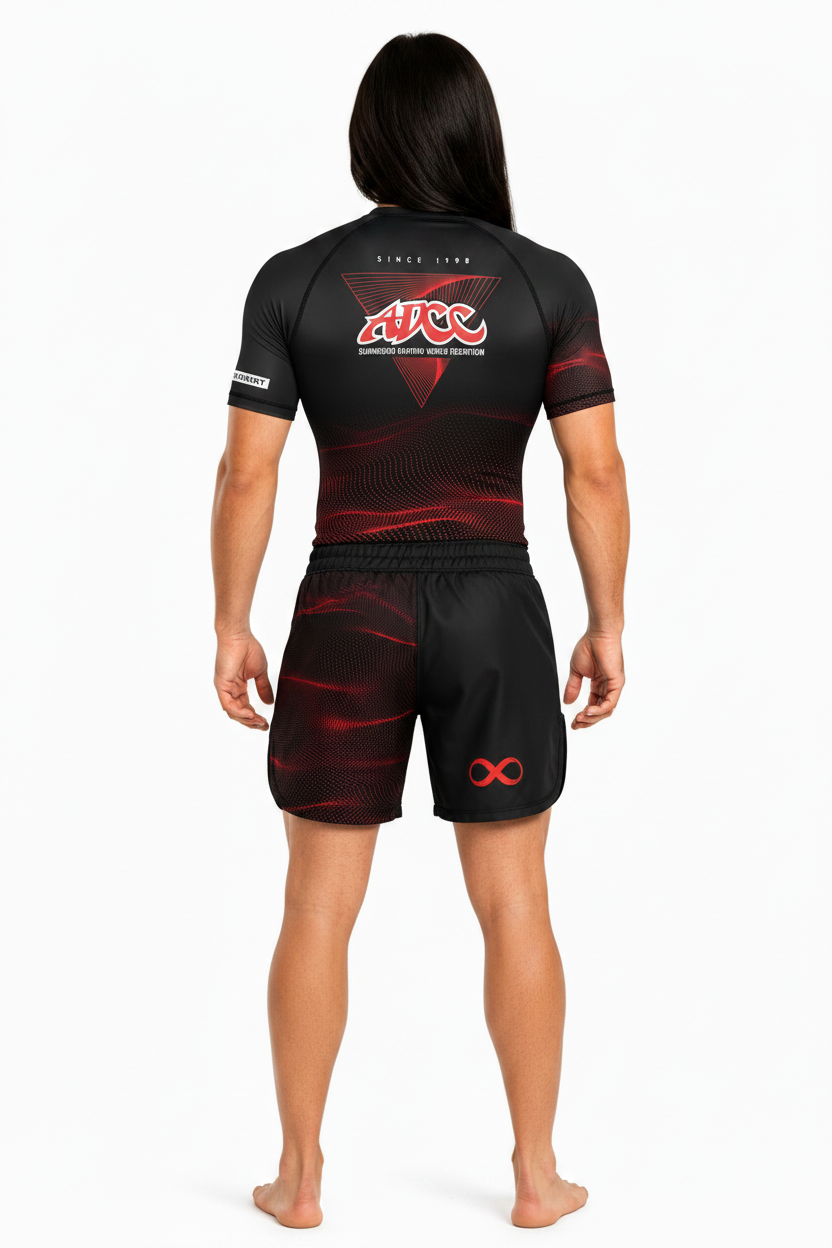 Shorts ADCC Infinite No Gi Feminino Preto