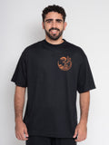 Camiseta Braus Experience Oversized Preta - Frente