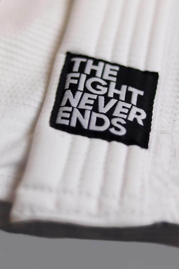Kimono The Fight Never Ends Jiu Jitsu