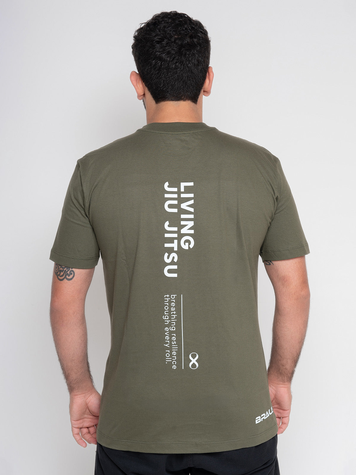 Camiseta Resilience Streetwear Verde - Costas