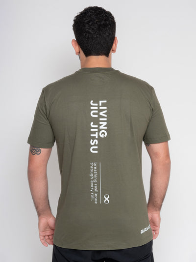 Camiseta Resilience Streetwear Verde - Costas