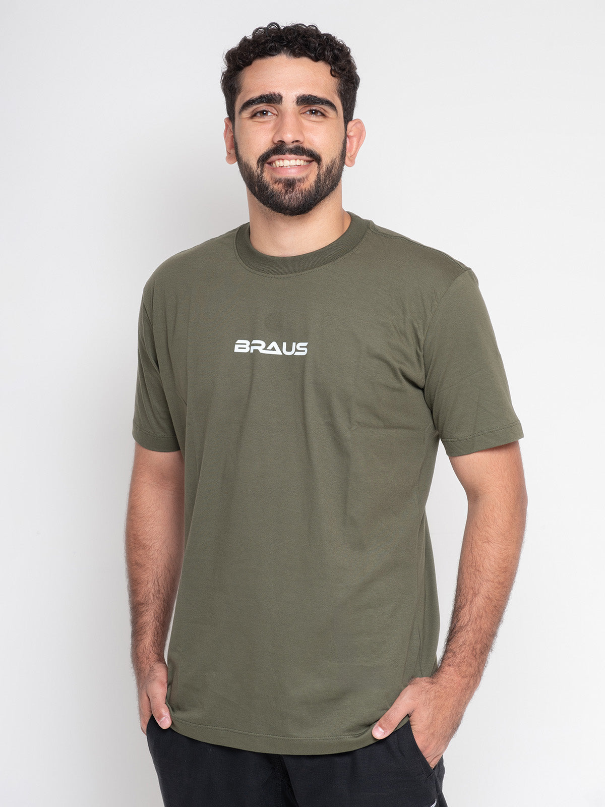 Camiseta Resilience Streetwear Verde - Detalhe barra