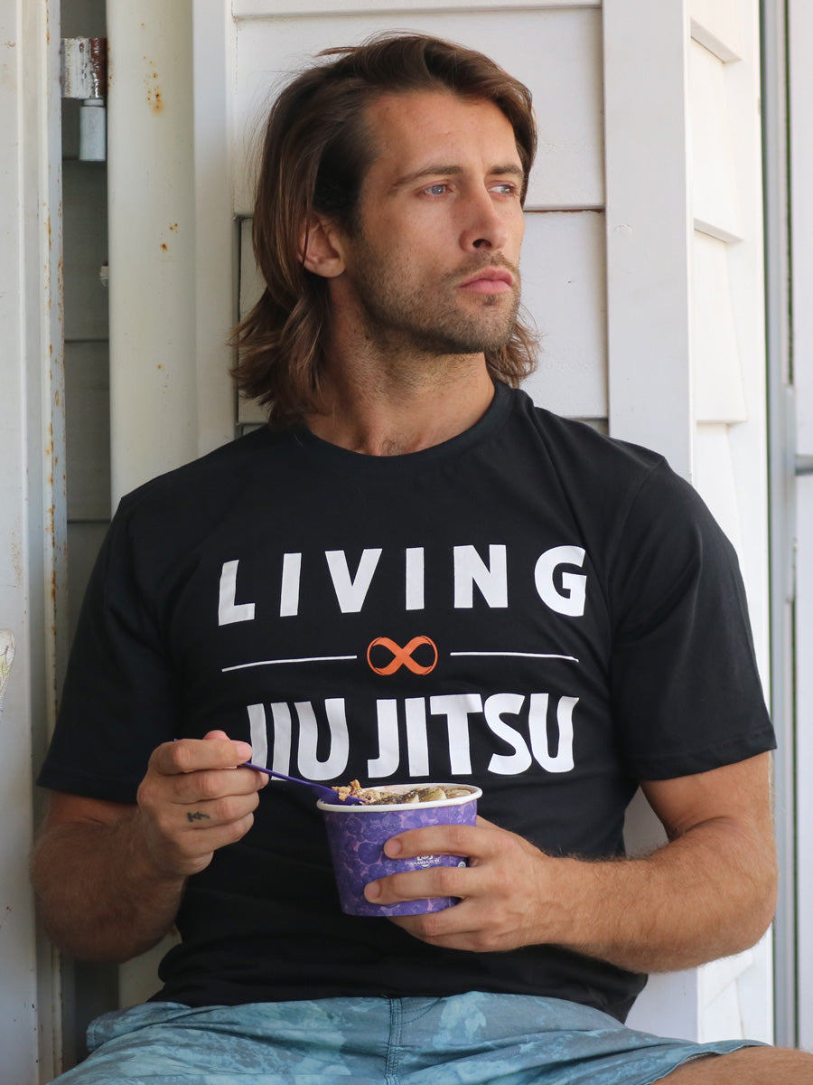 Camiseta Living Jiu Jitsu Preta