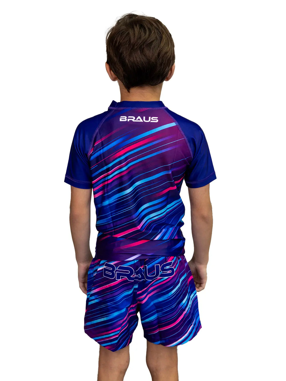 Rash Guard Neon Strike Infantil Manga Curta