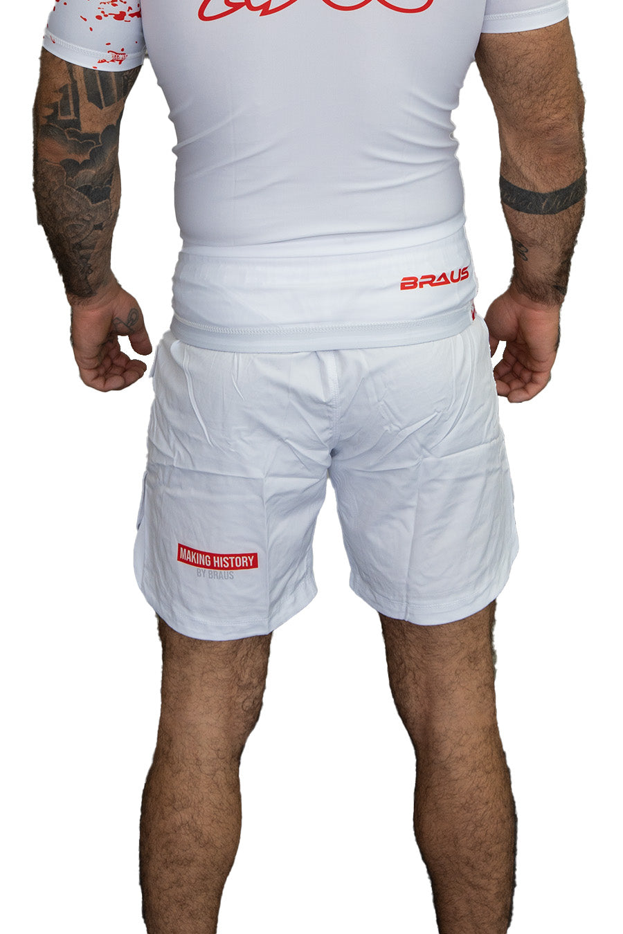 ADCC Bloody No-Gi Fight Shorts Branco