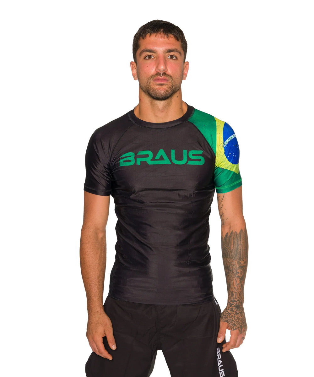 Braus Fight Brasil Rash Guard Preta