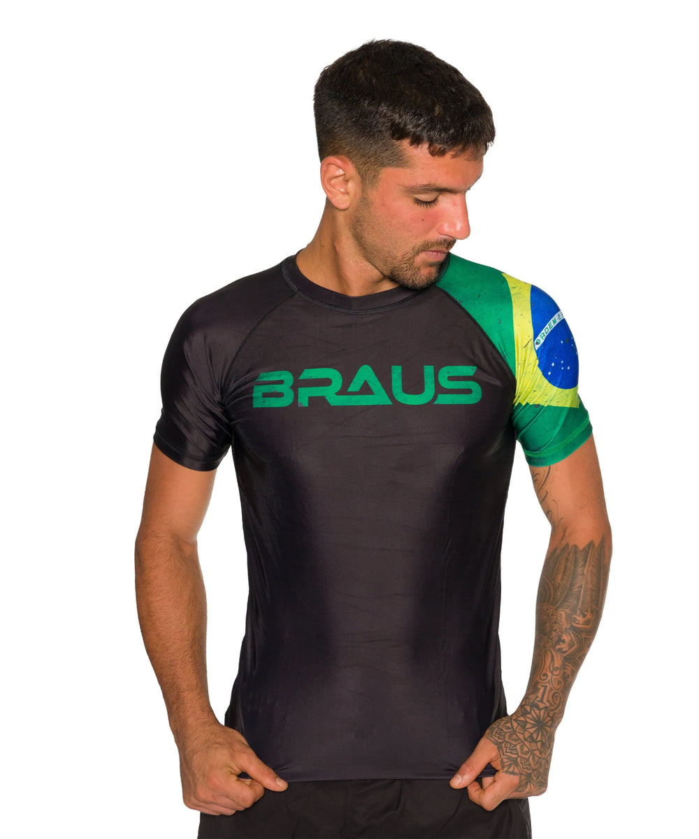 Braus Fight Brasil Rash Guard Preta