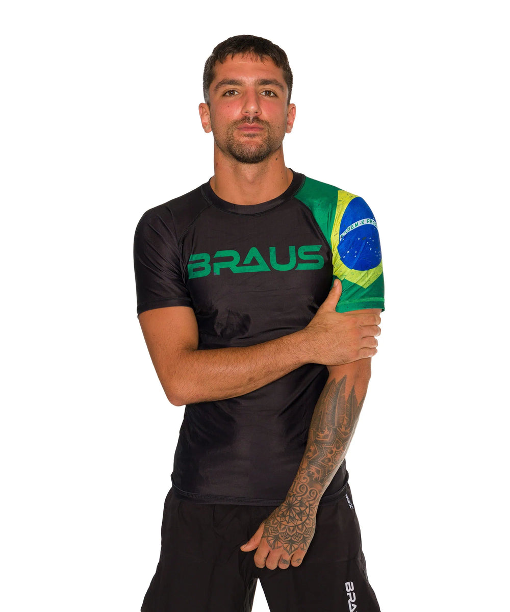 Braus Fight Brasil Rash Guard Preta