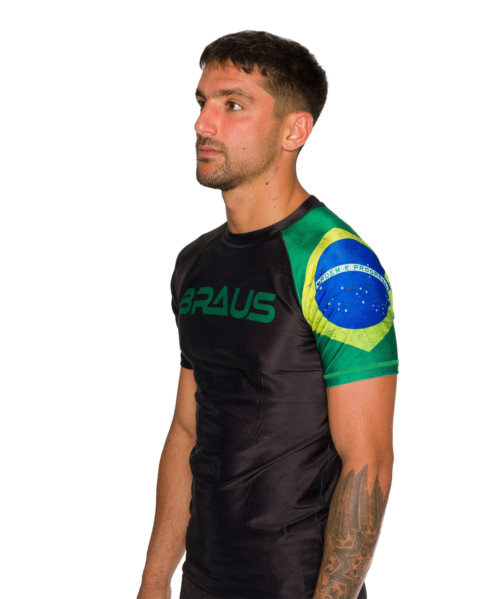 Braus Fight Brasil Rash Guard Preta