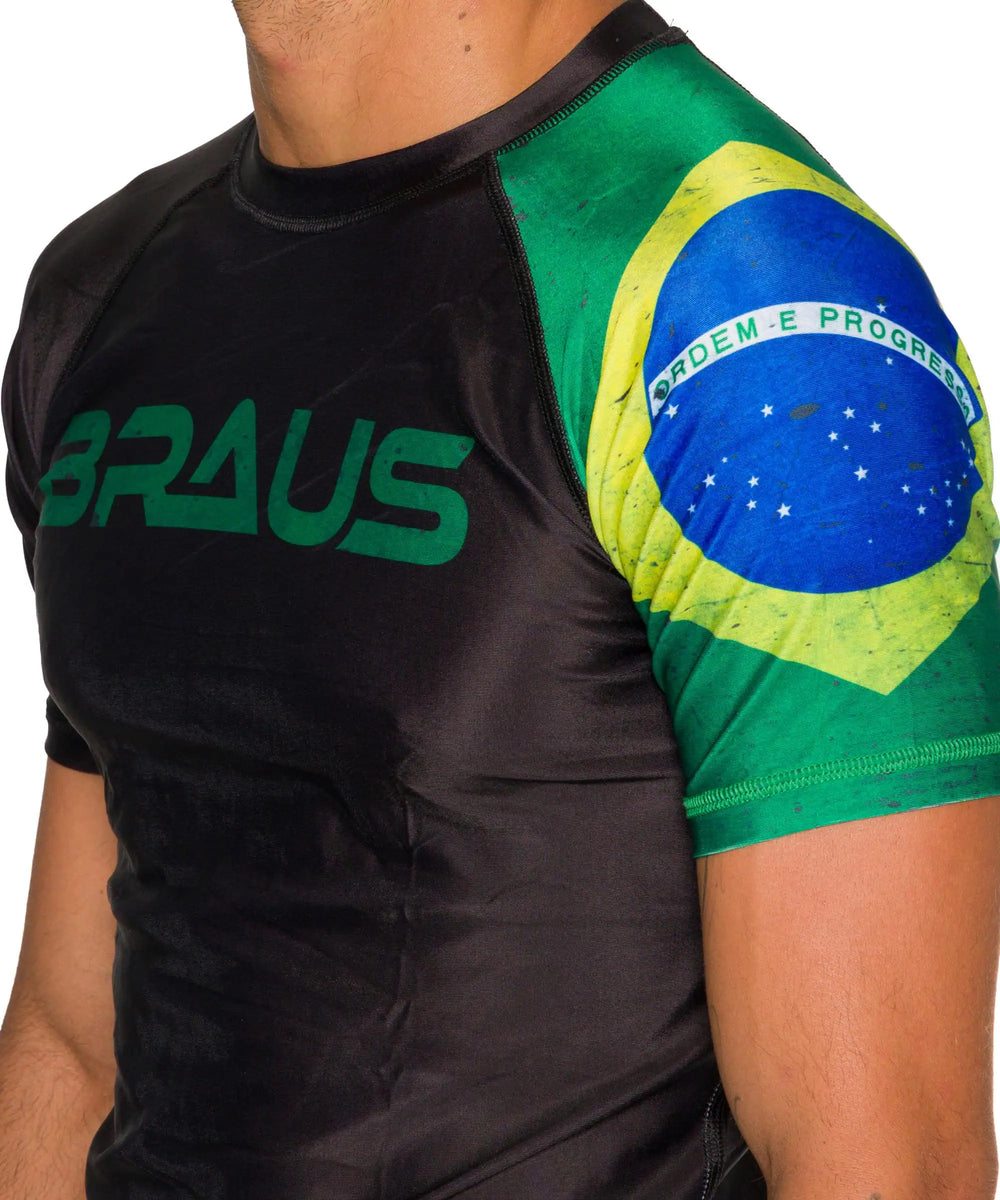 Braus Fight Brasil Rash Guard Preta