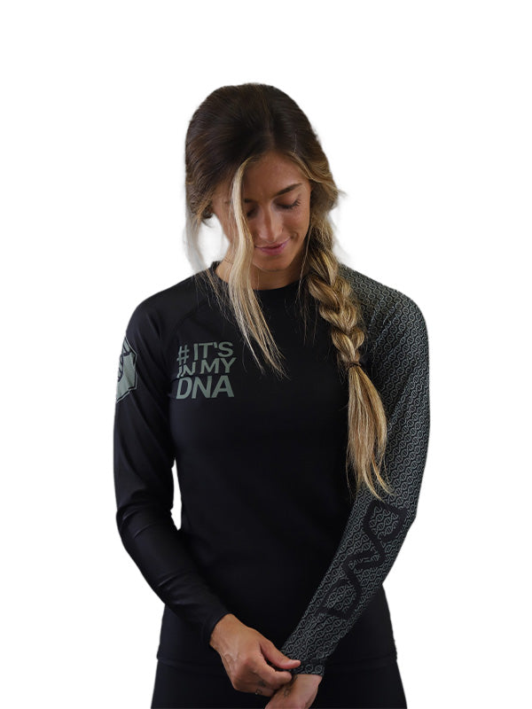 Rash Guard DNA No Gi Feminino Manga Longa