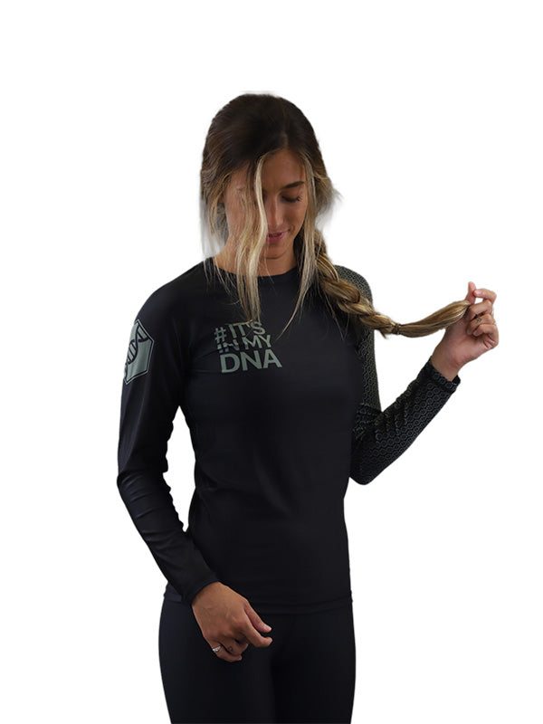 Rash Guard DNA No Gi Feminino Manga Longa
