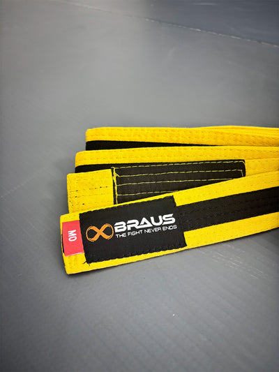 BrausFightFaixaInfantilAmarelo/Preto