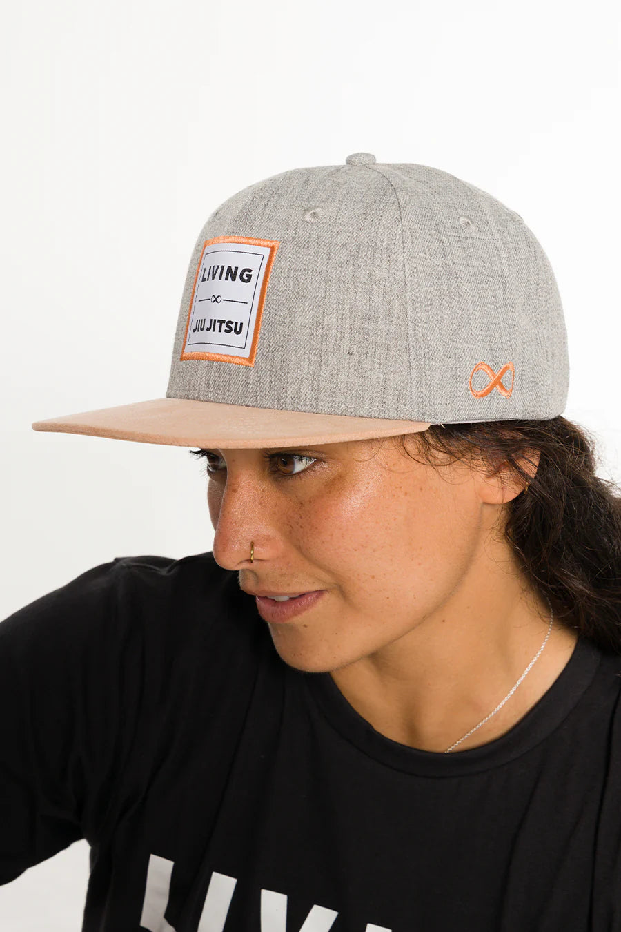 Boné Snapback Feminino Living Jiu Jitsu BRAUS - imagem 2