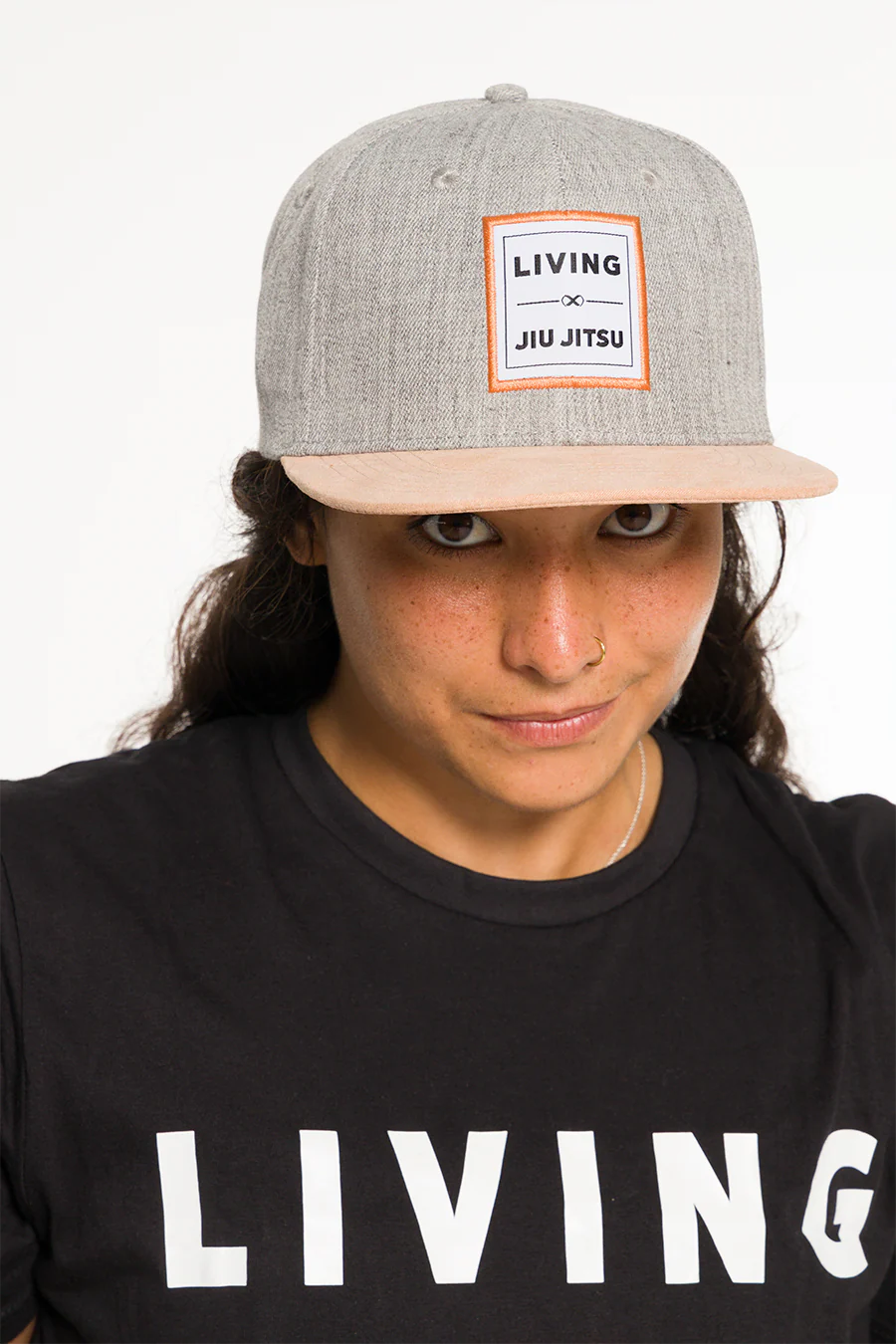 Boné Snapback Feminino Living Jiu Jitsu BRAUS - imagem 3